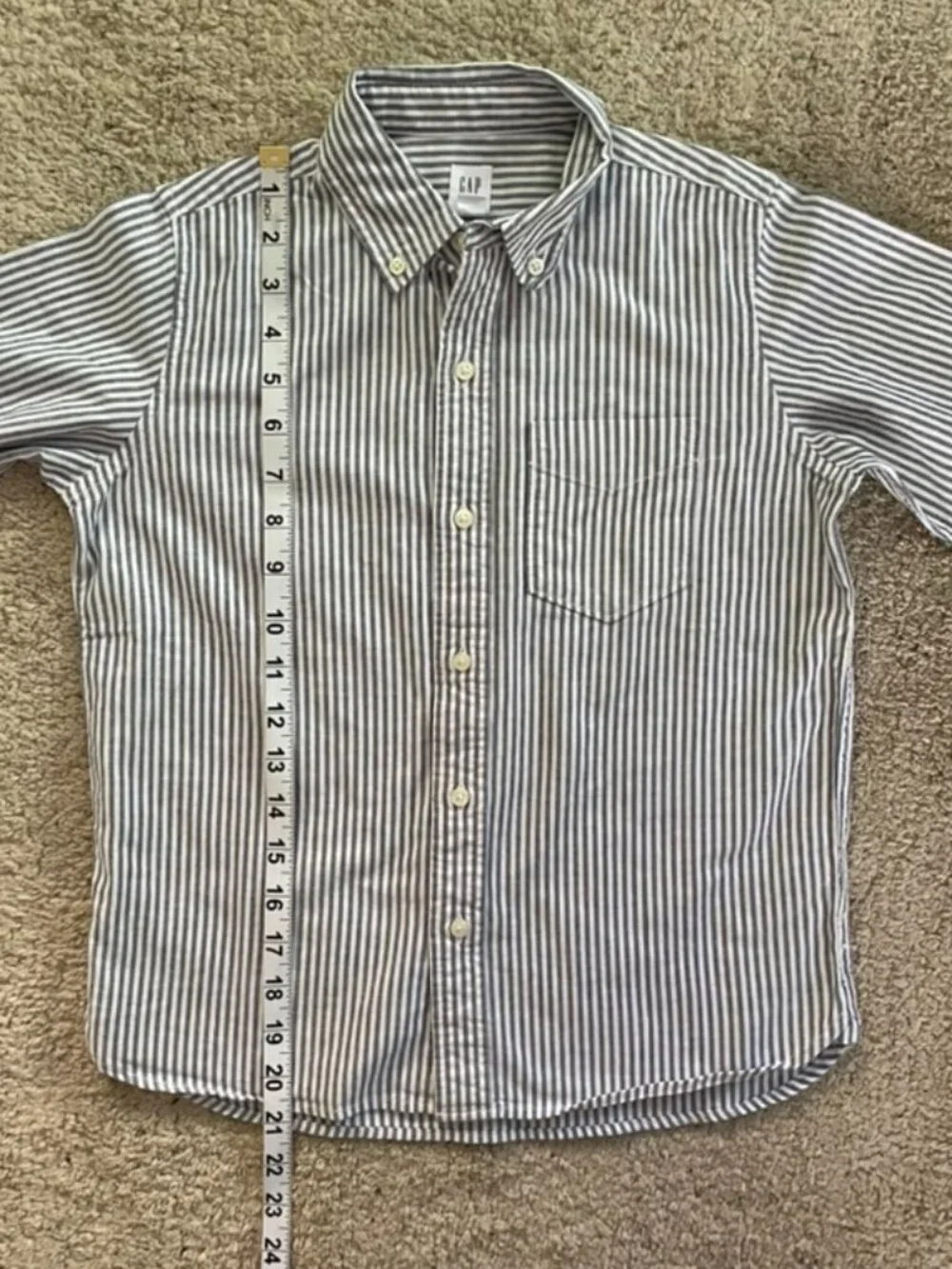 Gap Kids Bundle of Two Button Down Boy's Shirts Size M (8) EUC - Pristine
